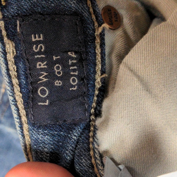 Lucky Brand Low Rise Bootcut Lolita Jeans Y2K Size 6/28 - Picture 7 of 8